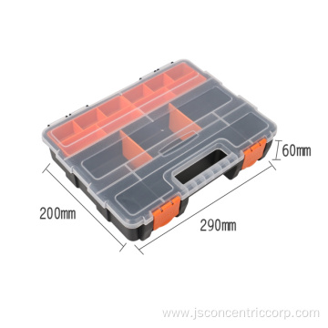 Variable storage compartment tool parts box